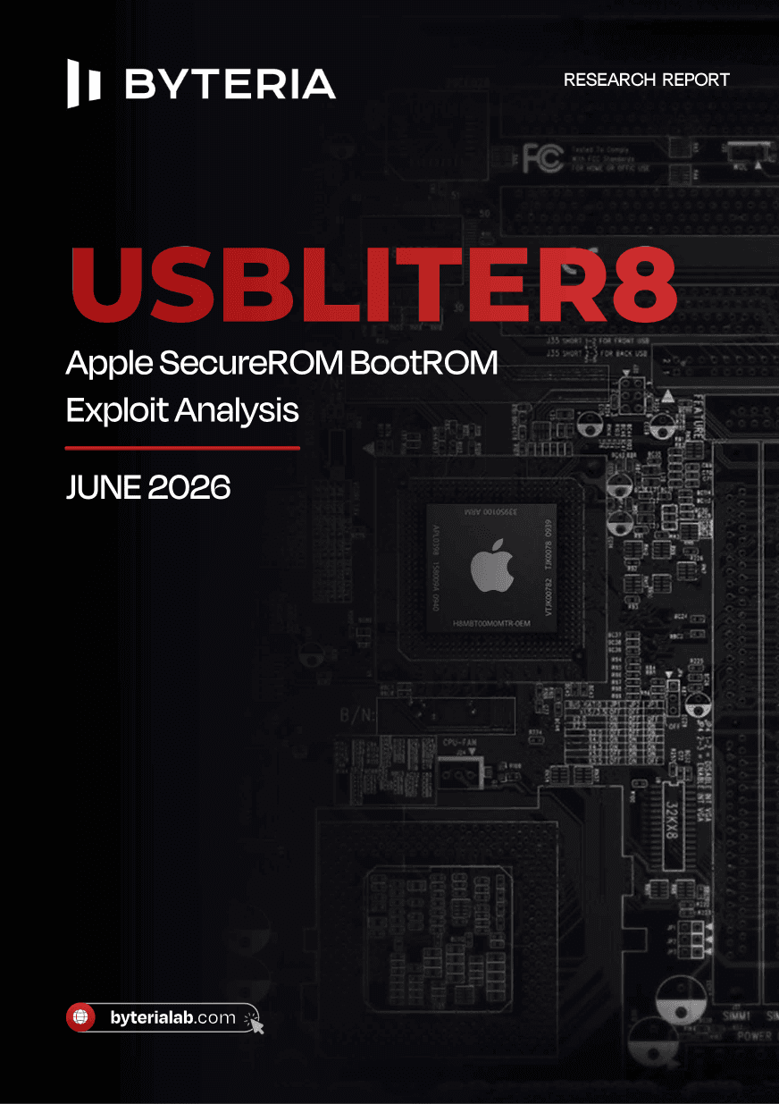 USBLITER8: Apple SecureROM BootROM Exploit Analysis
