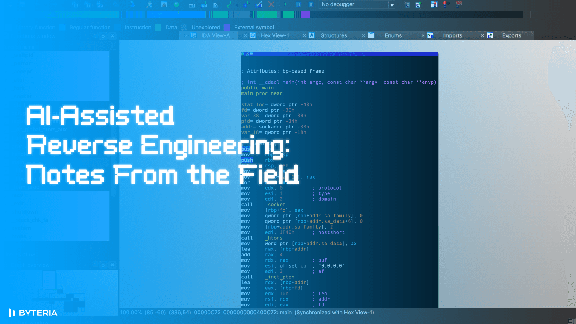 AI-Assisted Reverse Engineering: Notes From the Field