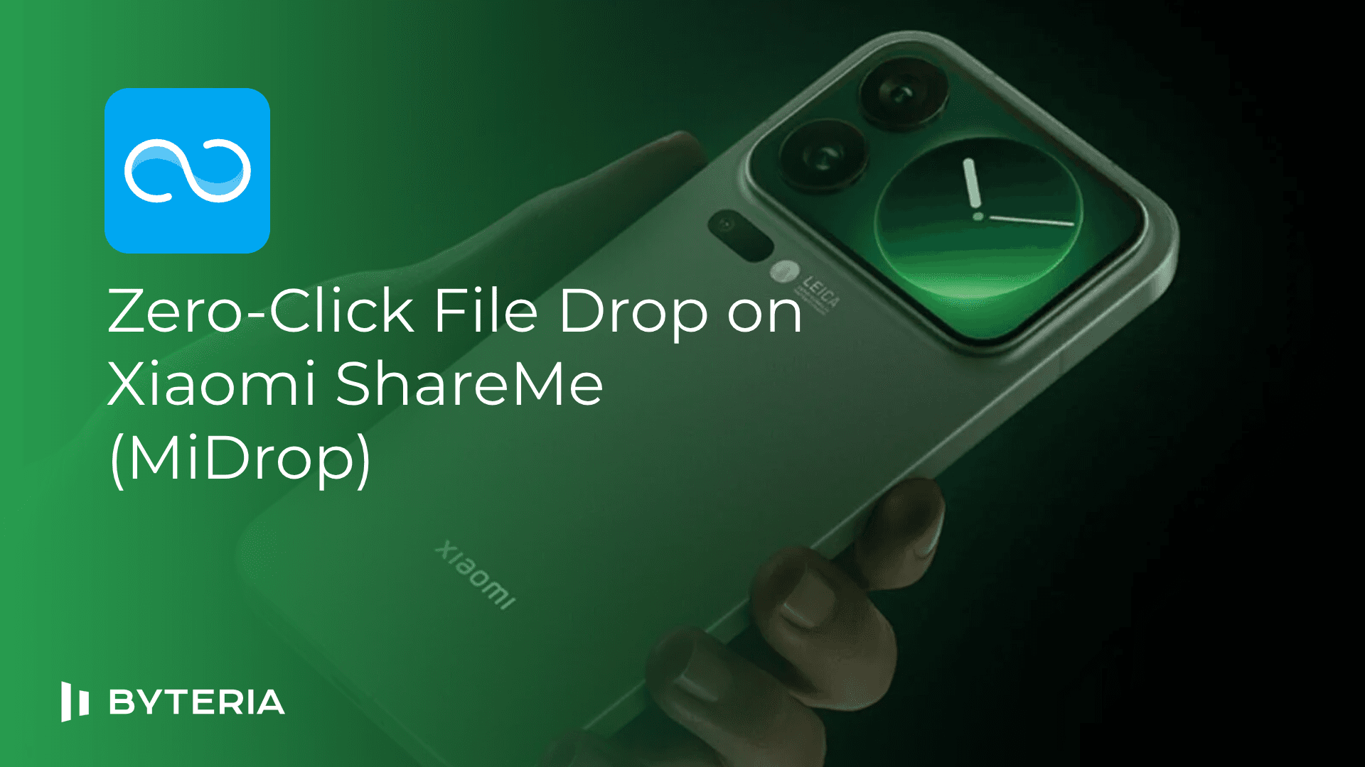 Zero-Click File Drop on Xiaomi ShareMe (MiDrop)