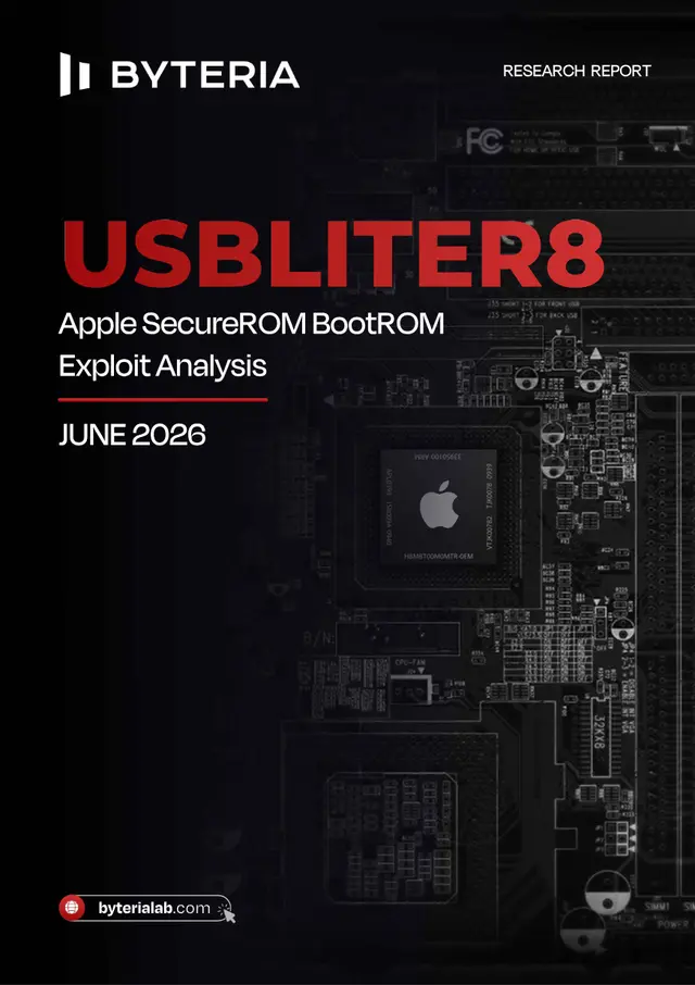 USBLITER8: Apple SecureROM BootROM Exploit Analizi
